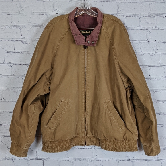 Timberland Other - Timberland Weathergear Tan Cotton Worker Jacket L
